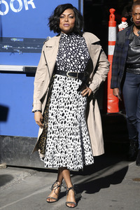Taraji P. Henson in der Nachrichtensendung 'Good Morning America' in New York
