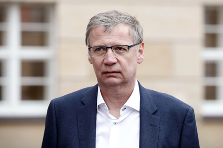 Einweihung der Spendenbox des Schlossvereins im Landtag im Stadtschloss Potsdam