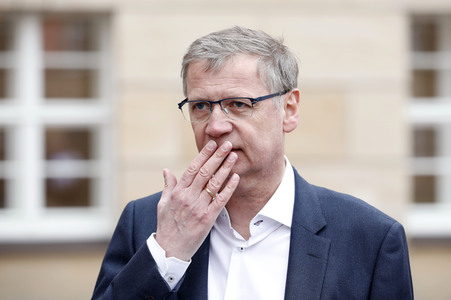 Einweihung der Spendenbox des Schlossvereins im Landtag im Stadtschloss Potsdam