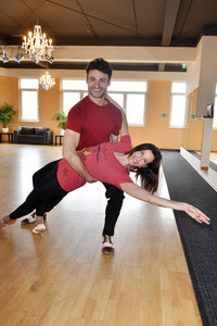 Ulrike Frank trainiert für 'Let's Dance' in Berlin