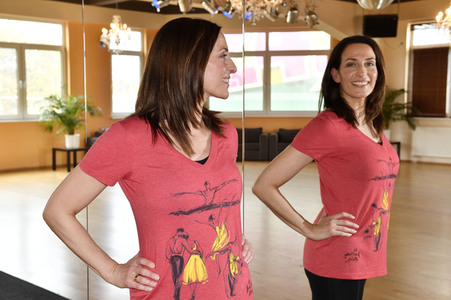 Ulrike Frank trainiert für 'Let's Dance' in Berlin