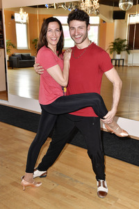 Ulrike Frank trainiert für 'Let's Dance' in Berlin