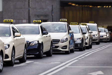 Taxi-Protest in Köln