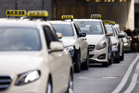 Taxi-Protest in Köln