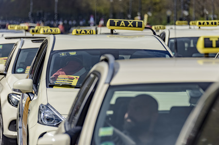 Taxi-Protest in Berlin