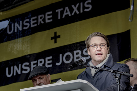 Taxi-Protest in Berlin