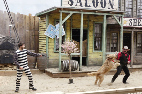 Saisoneröffnung im Filmpark Babelsberg in Potsdam