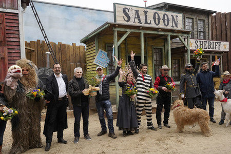 Saisoneröffnung im Filmpark Babelsberg in Potsdam