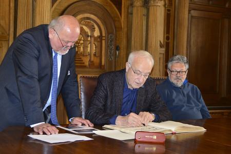 Fritz Pleitgen und Michail Pawlowitsch Schischkin in Görlitz