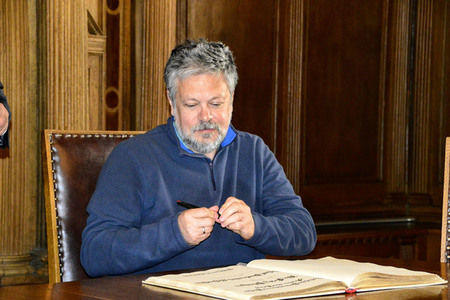 Fritz Pleitgen und Michail Pawlowitsch Schischkin in Görlitz