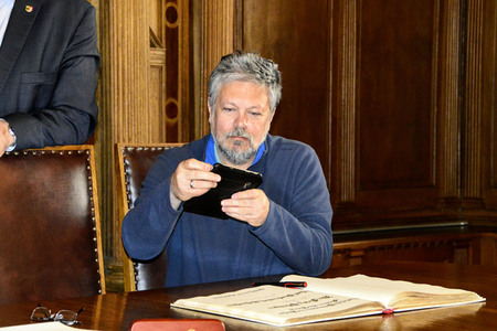 Fritz Pleitgen und Michail Pawlowitsch Schischkin in Görlitz