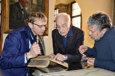 Fritz Pleitgen und Michail Pawlowitsch Schischkin in Görlitz