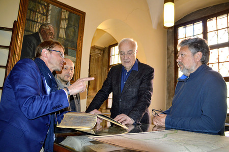 Fritz Pleitgen und Michail Pawlowitsch Schischkin in Görlitz