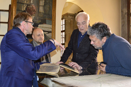 Fritz Pleitgen und Michail Pawlowitsch Schischkin in Görlitz