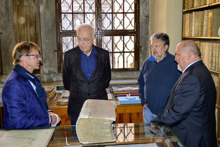 Fritz Pleitgen und Michail Pawlowitsch Schischkin in Görlitz