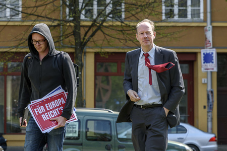 Pressetermin von der PARTEI in Berlin
