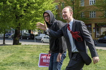 Pressetermin von der PARTEI in Berlin