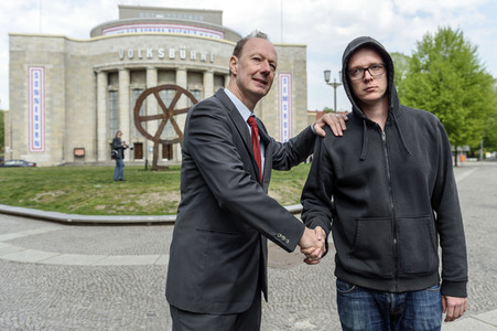 Pressetermin von der PARTEI in Berlin
