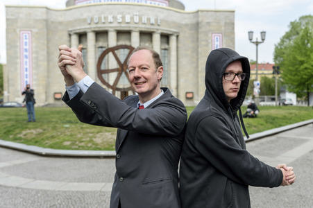 Pressetermin von der PARTEI in Berlin