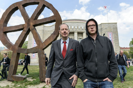 Pressetermin von der PARTEI in Berlin