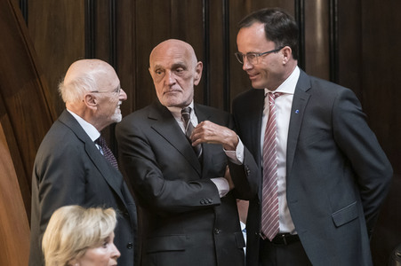 Empfang zum 75. Geburtstag von Gehard Schröder in Hannover