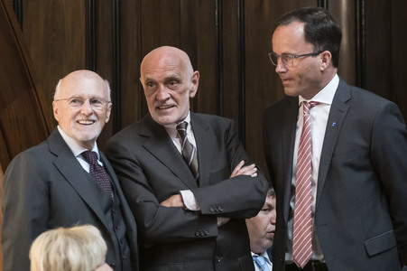 Empfang zum 75. Geburtstag von Gehard Schröder in Hannover