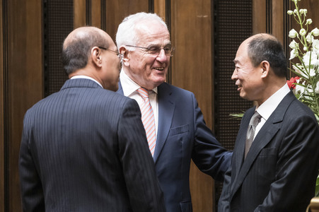 Empfang zum 75. Geburtstag von Gehard Schröder in Hannover