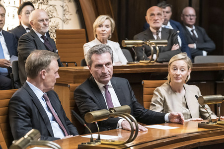 Empfang zum 75. Geburtstag von Gehard Schröder in Hannover