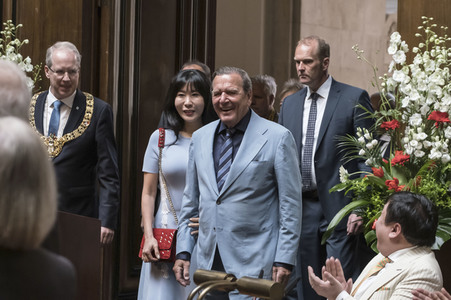 Empfang zum 75. Geburtstag von Gehard Schröder in Hannover