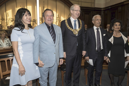 Empfang zum 75. Geburtstag von Gehard Schröder in Hannover