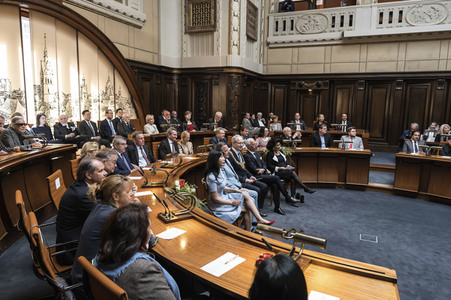 Empfang zum 75. Geburtstag von Gehard Schröder in Hannover