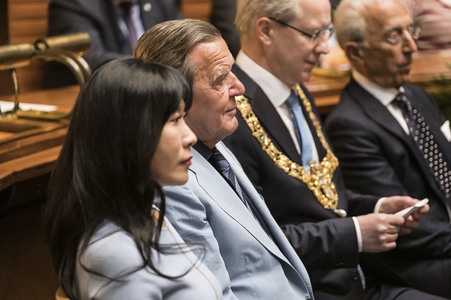 Empfang zum 75. Geburtstag von Gehard Schröder in Hannover