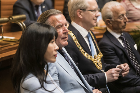 Empfang zum 75. Geburtstag von Gehard Schröder in Hannover
