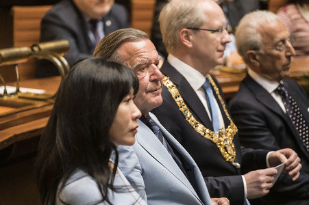 Empfang zum 75. Geburtstag von Gehard Schröder in Hannover