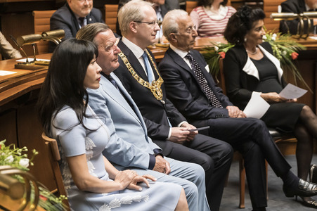 Empfang zum 75. Geburtstag von Gehard Schröder in Hannover