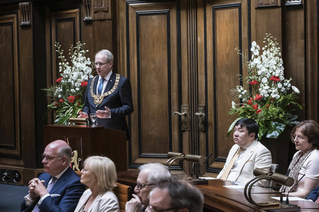 Empfang zum 75. Geburtstag von Gehard Schröder in Hannover
