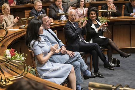 Empfang zum 75. Geburtstag von Gehard Schröder in Hannover