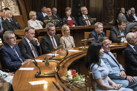 Empfang zum 75. Geburtstag von Gehard Schröder in Hannover