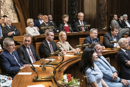 Empfang zum 75. Geburtstag von Gehard Schröder in Hannover