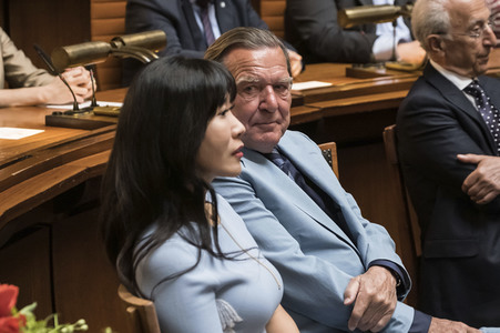 Empfang zum 75. Geburtstag von Gehard Schröder in Hannover