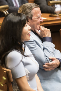 Empfang zum 75. Geburtstag von Gehard Schröder in Hannover