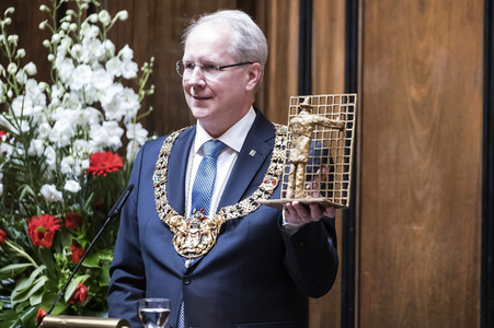 Empfang zum 75. Geburtstag von Gehard Schröder in Hannover