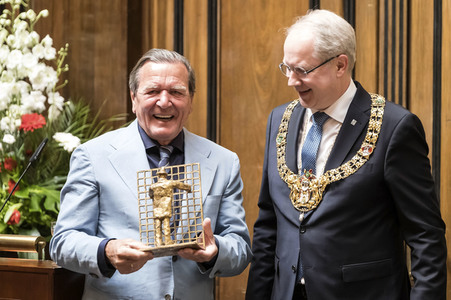 Empfang zum 75. Geburtstag von Gehard Schröder in Hannover