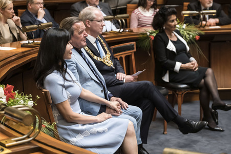 Empfang zum 75. Geburtstag von Gehard Schröder in Hannover