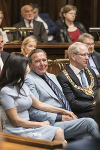 Empfang zum 75. Geburtstag von Gehard Schröder in Hannover