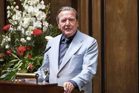 Empfang zum 75. Geburtstag von Gehard Schröder in Hannover