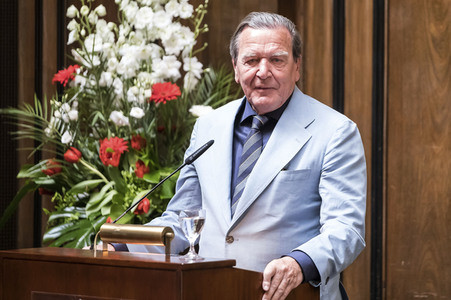 Empfang zum 75. Geburtstag von Gehard Schröder in Hannover