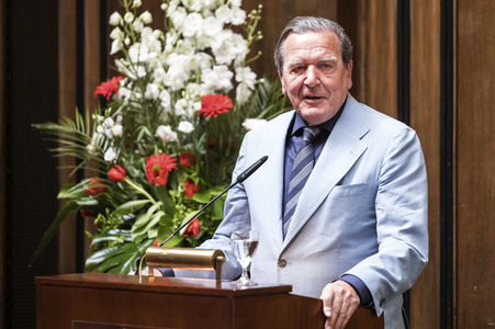 Empfang zum 75. Geburtstag von Gehard Schröder in Hannover