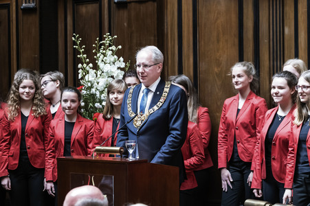 Empfang zum 75. Geburtstag von Gehard Schröder in Hannover