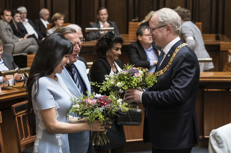 Empfang zum 75. Geburtstag von Gehard Schröder in Hannover